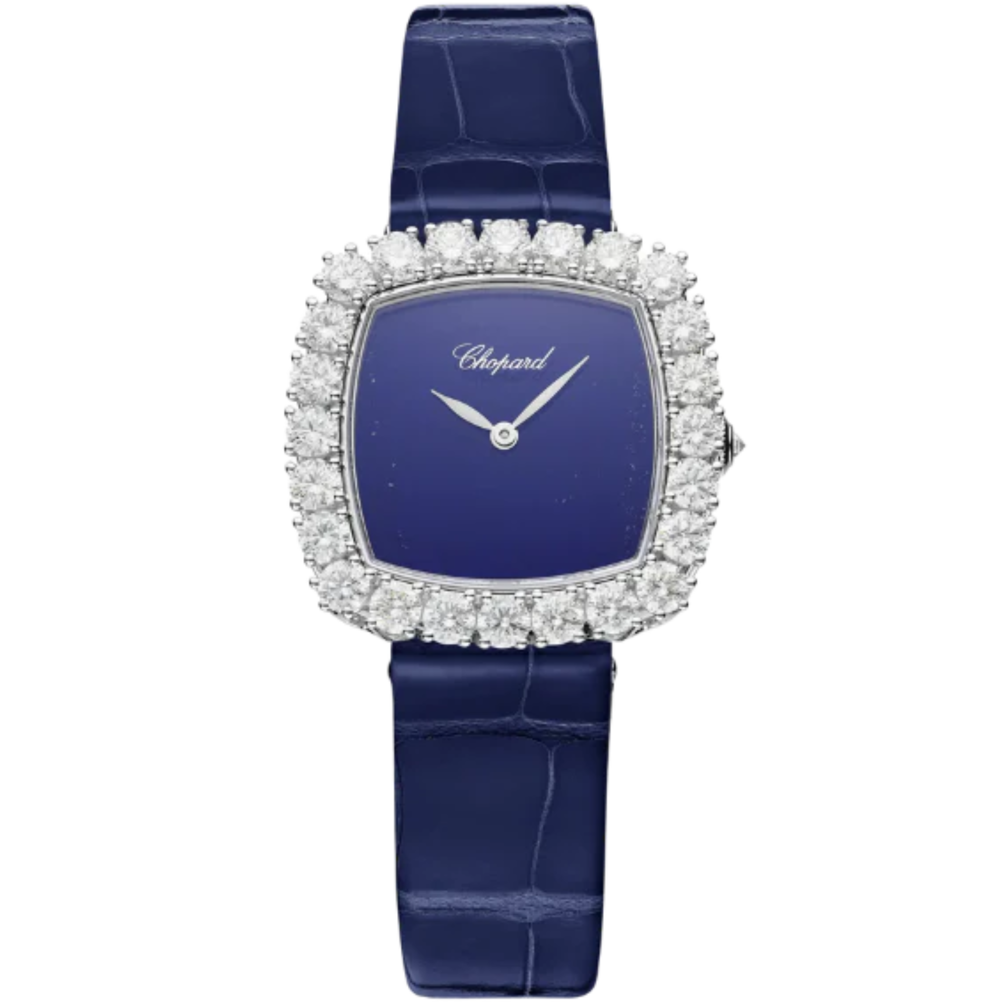 L'HEURE DU DIAMANT 30 MM ETHICAL WHITE GOLD WITH PURPLE DIAL - Chopard