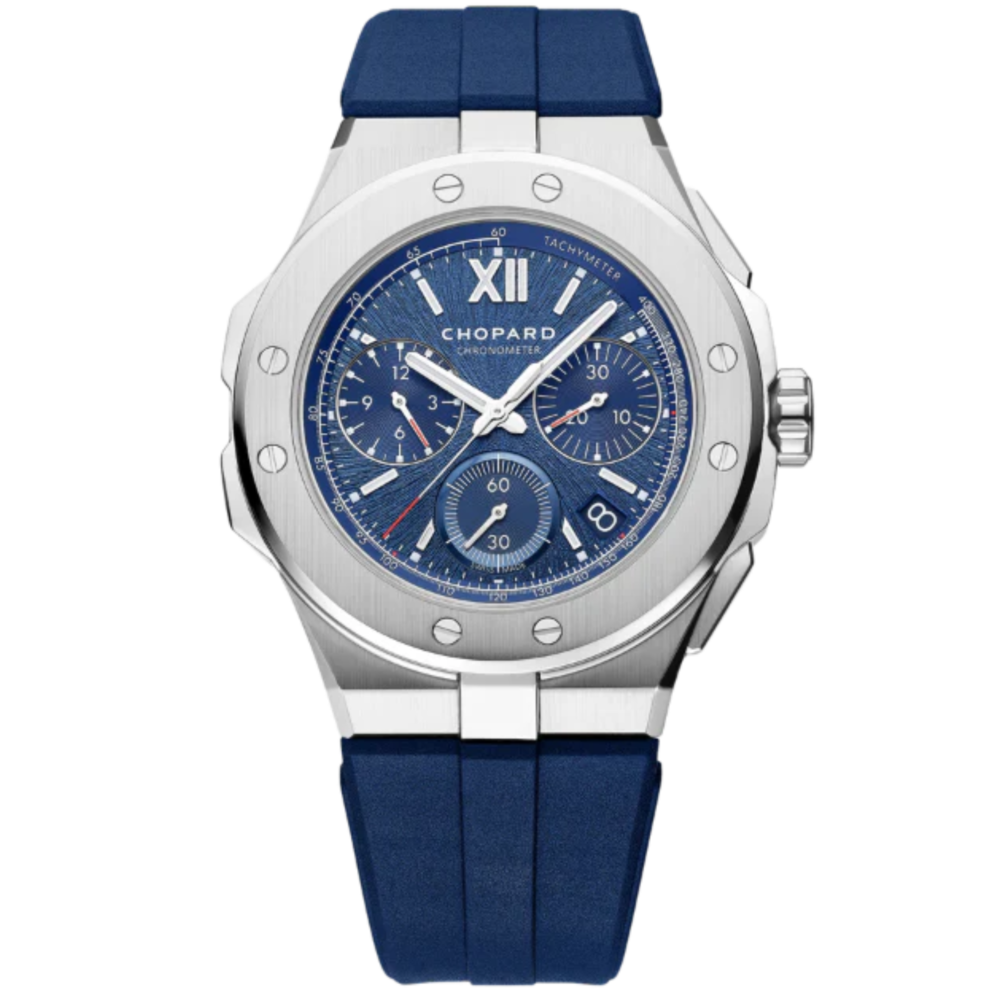 ALPINE EAGLE XL CHRONO 44 MM LUCENT STEEL™ WITH ALETSCH BLUE DIAL - Chopard