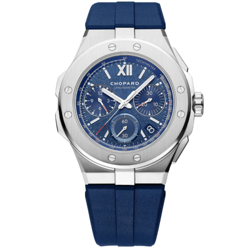 ALPINE EAGLE XL CHRONO 44 MM LUCENT STEEL™ WITH ALETSCH BLUE DIAL - Chopard