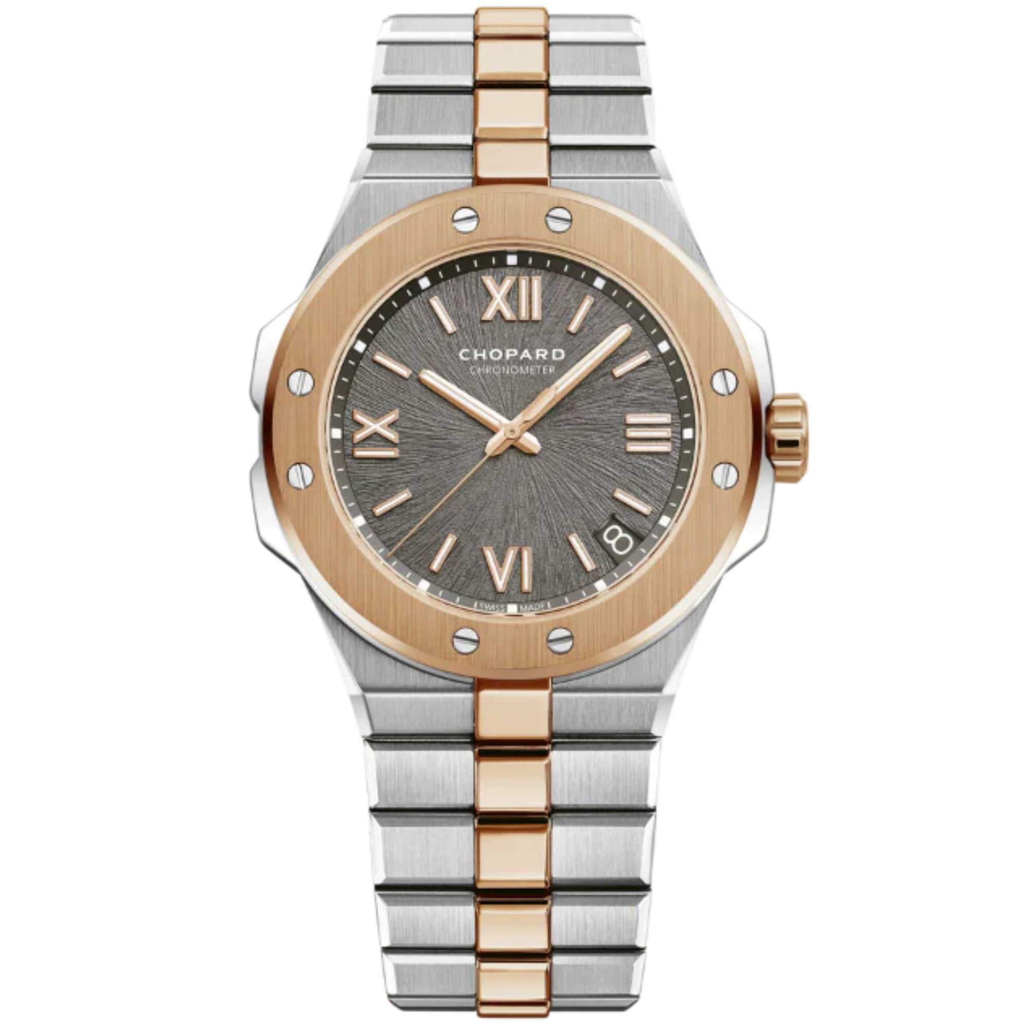 ALPINE EAGLE 41 MM ETHICAL ROSE GOLD - LUCENT STEEL™ WITH GREY DIAL - Chopard
