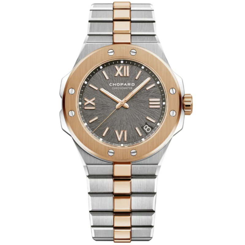 ALPINE EAGLE 41 MM ETHICAL ROSE GOLD - LUCENT STEEL™ WITH GREY DIAL - Chopard