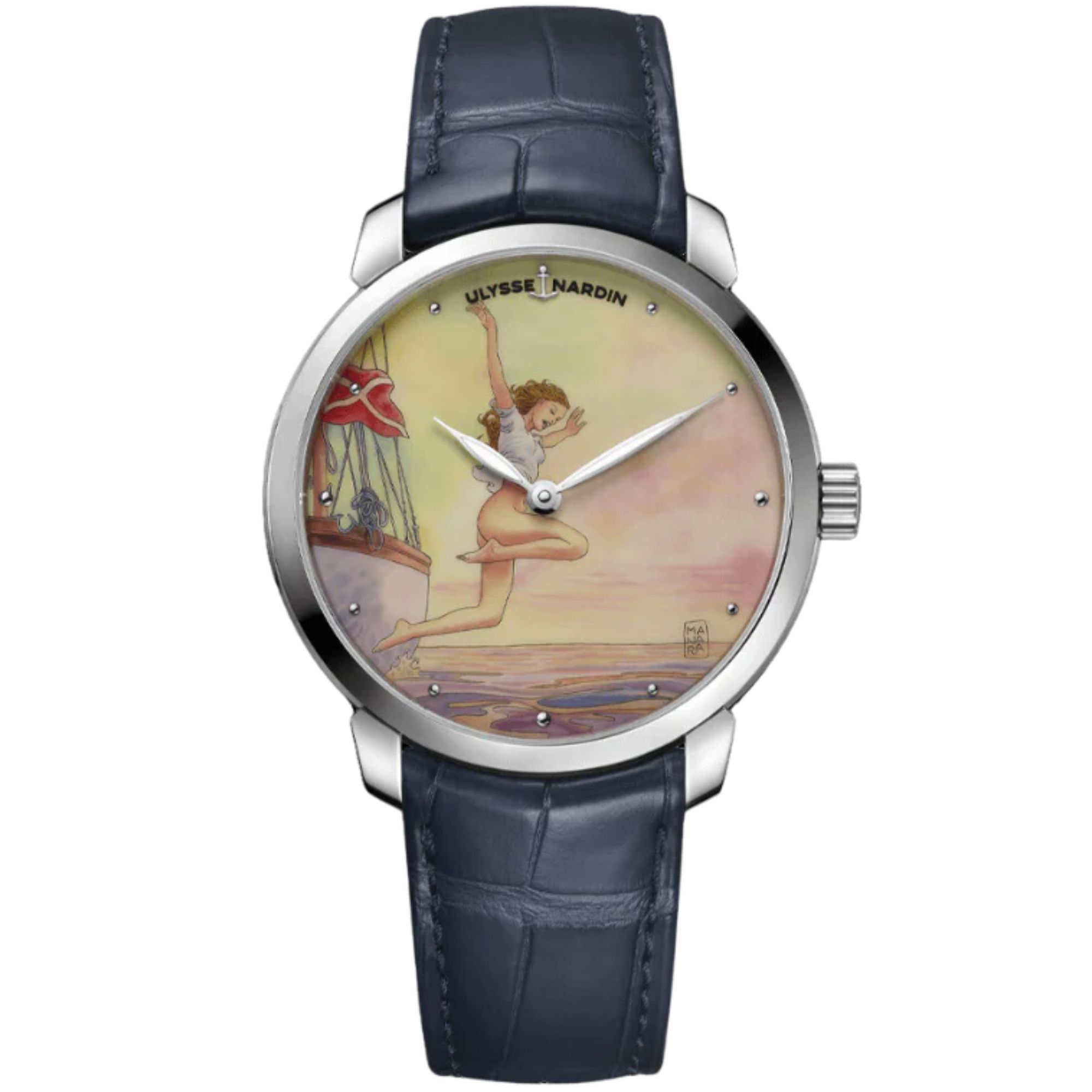 CLASSICO MANARA MANUFACTURE 40 MM STAINLESS STEEL WITH WHITE DIAL - Ulysse Nardin