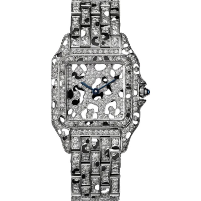 PANTHERE DE CARTIER 37 MM RHODIUMIZED WHITE GOLD - Cartier