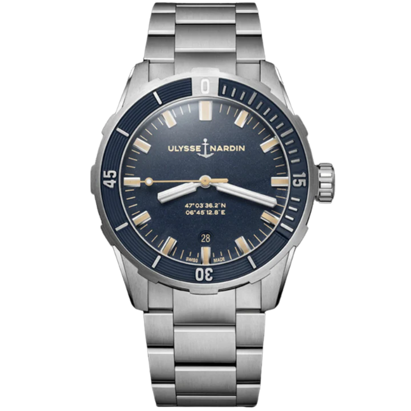 DIVER 42 MM STAINLESS STEEL WITH BLUE DIAL - Ulysse Nardin