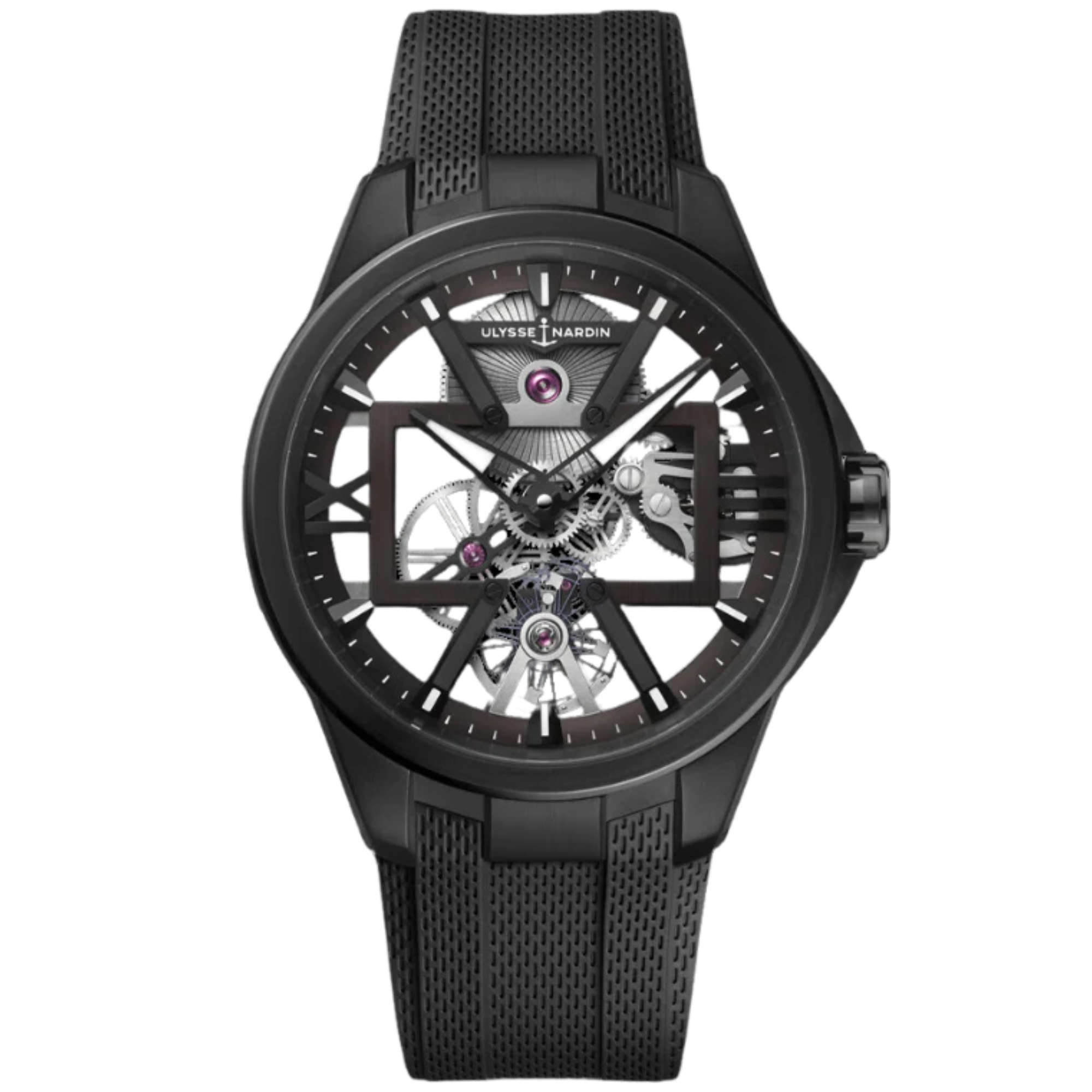 BLAST SKELETON X 42 MM TITANIUM WITH OPENWORKED DIAL - Ulysse Nardin