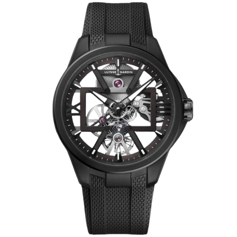 BLAST SKELETON X 42 MM TITANIUM WITH OPENWORKED DIAL - Ulysse Nardin