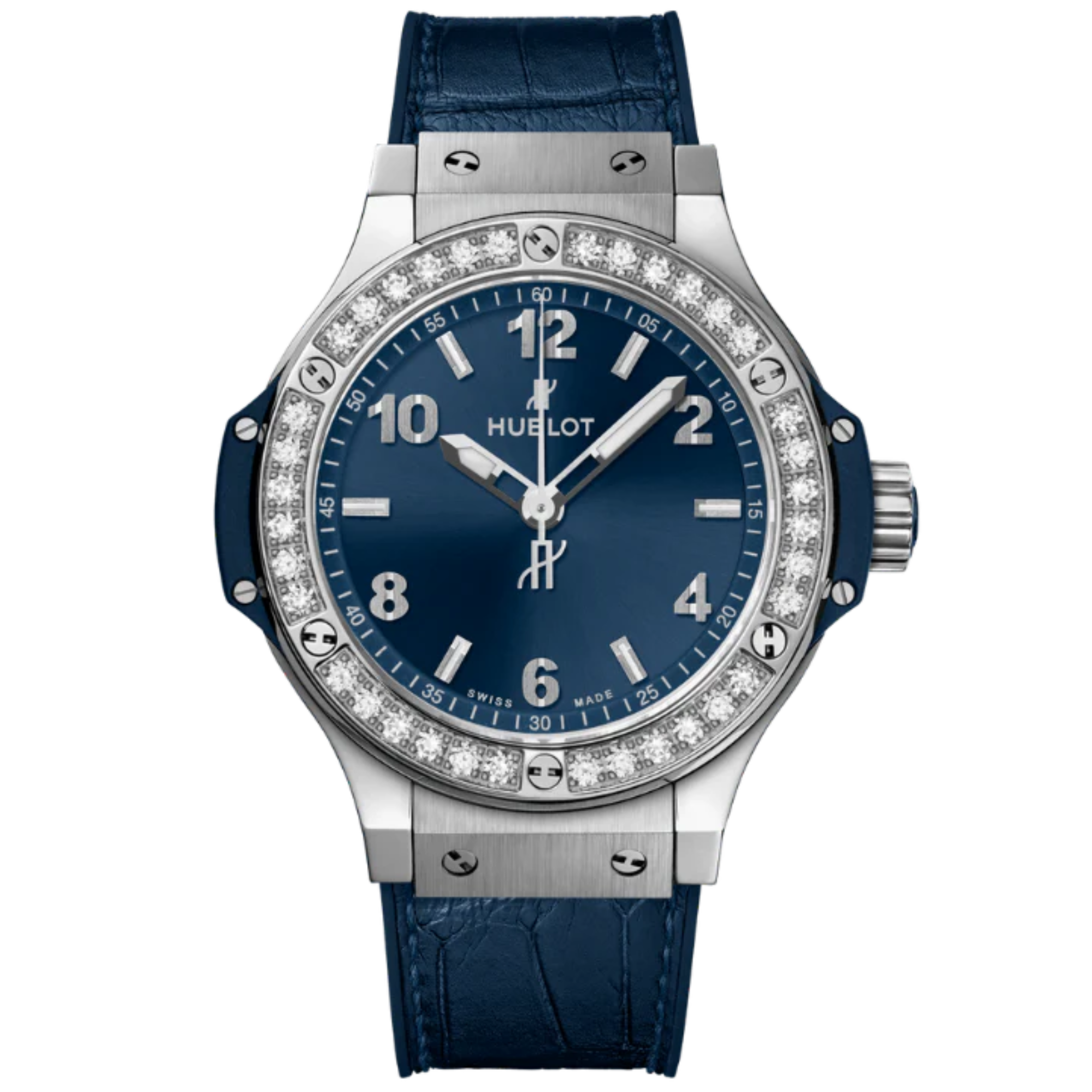 Big Bang 38mm STEEL BLUE DIAMONDS - Hublot