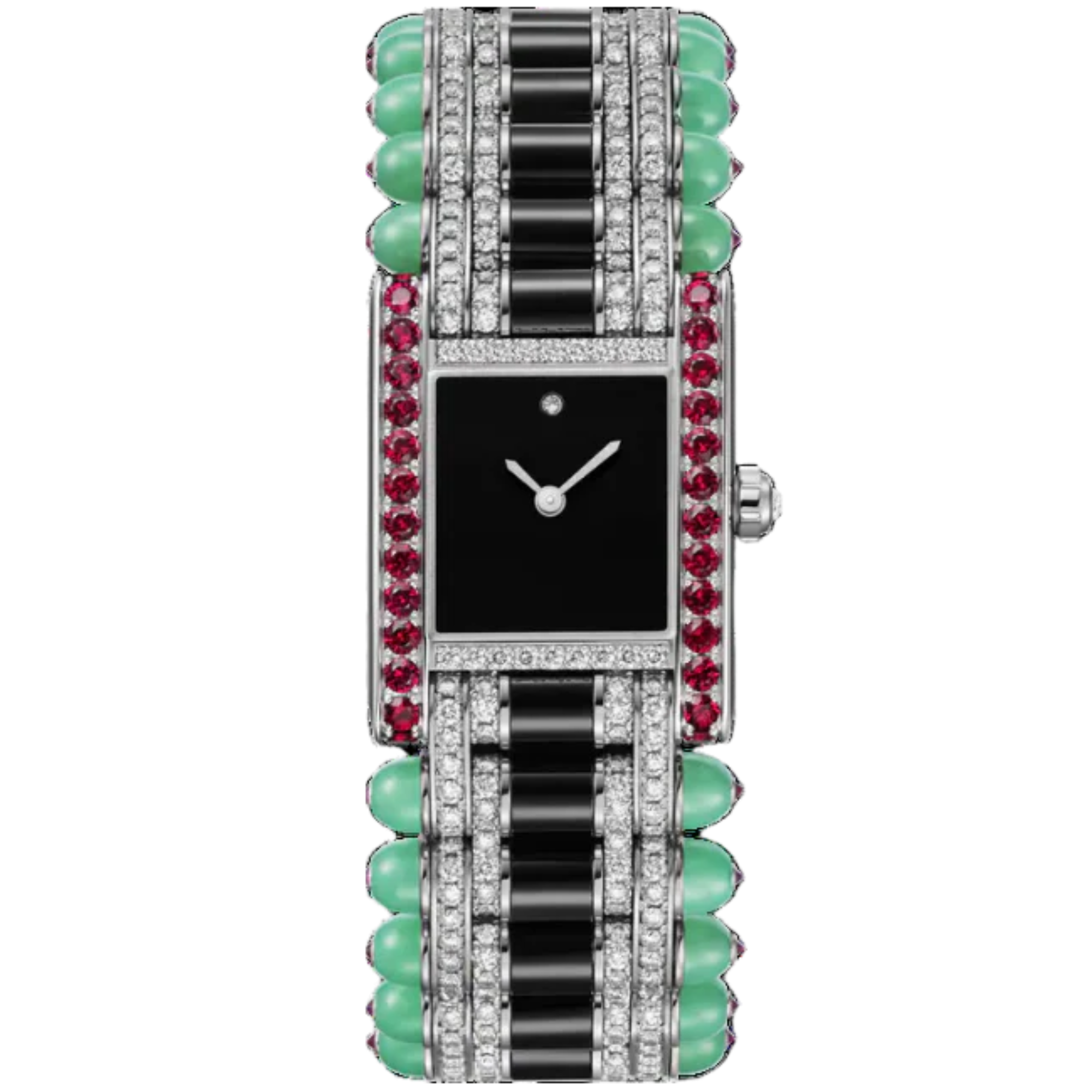 TANK 31 mm JEWELLERY WATCH 18K WHITE GOLD - Cartier