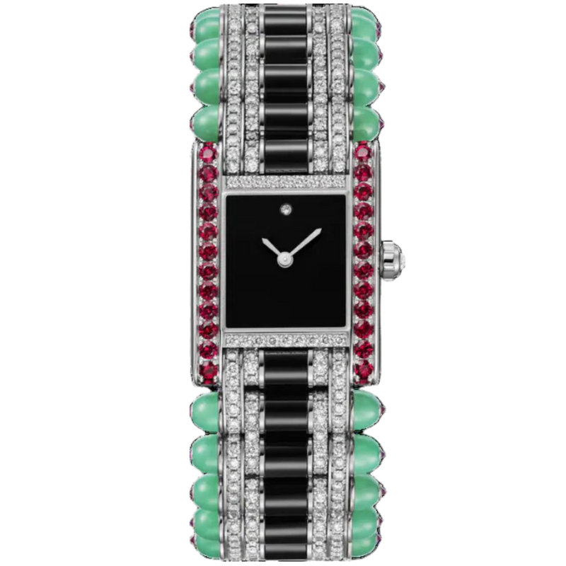 TANK 31 mm JEWELLERY WATCH 18K WHITE GOLD - Cartier