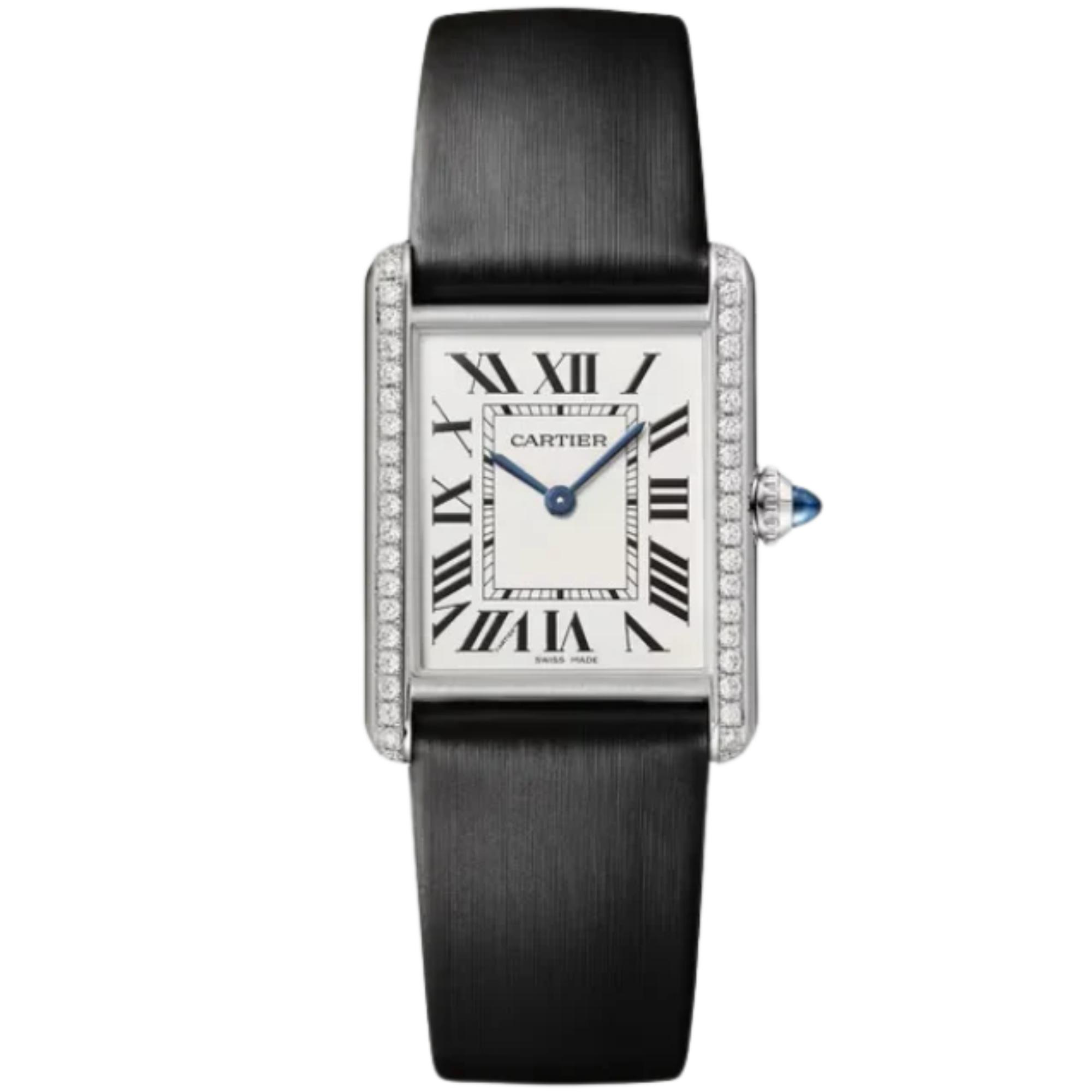 TANK 34 mm MUST WATCH SILVER STAINLESS STEEL - Cartier