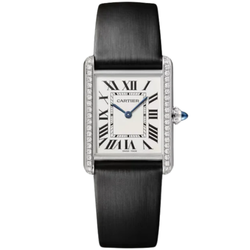 TANK 34 mm MUST WATCH SILVER STAINLESS STEEL - Cartier