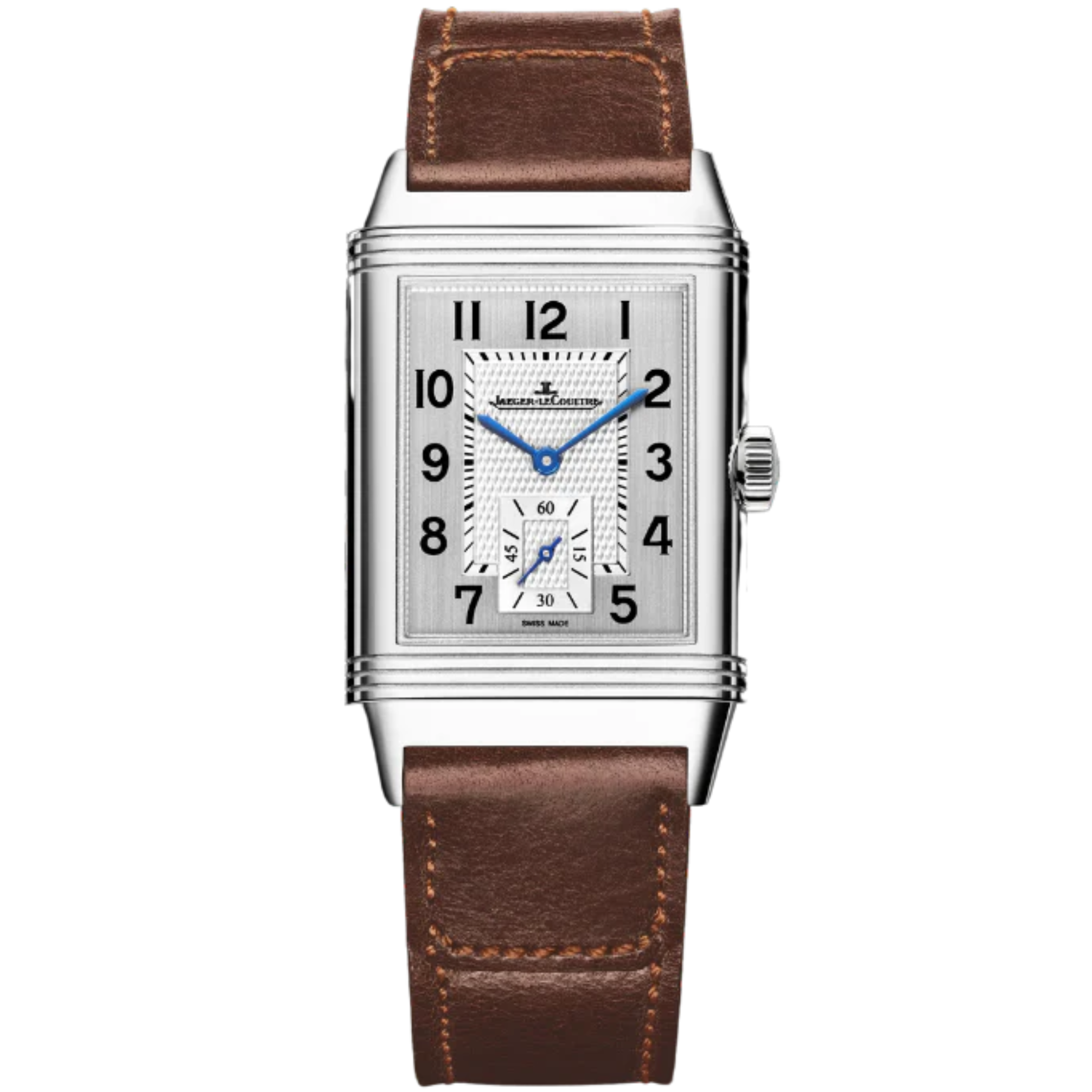 REVERSO CLASSIC MONOFACE SMALL SECONDS 46 MM STAINLESS STEEL WITH SILVER GREY DIAL - Jaeger-LeCoultre