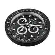 Daytrona Paul Newman Wall Clock _ All Black