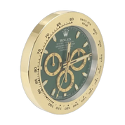 Daytrona Paul Newman Wall Clock _ Gold & Green