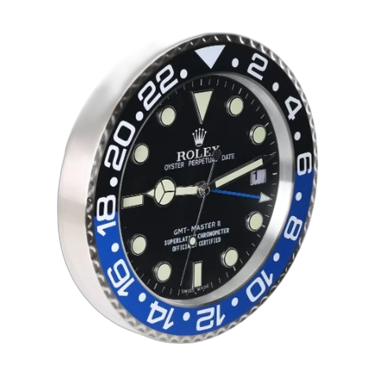 GMT-Master II Wall Clock _ Batman Black & Blue