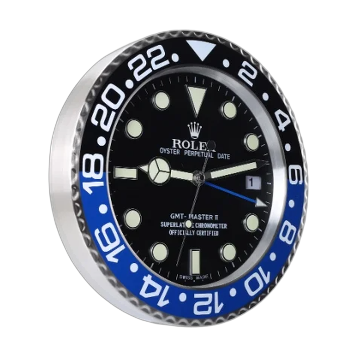 GMT-Master II Wall Clock _ Batman Black & Blue