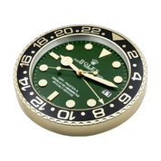 GMT-Master II Wall Clock _ Gold & Green Style