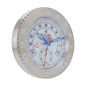 Rolex Yacht-Master II Wall Clock _ Prestige Silver Style