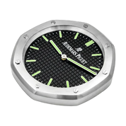 Royal Oak Silver & Green Wall Clock
