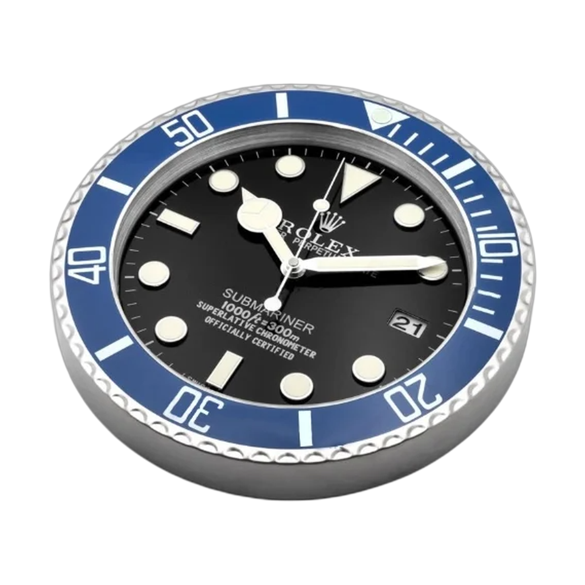 Submariner Wall Clock _ Blue & Black Style