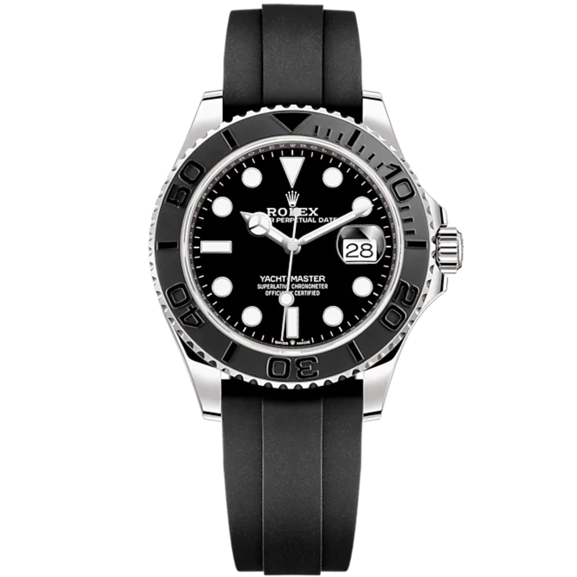 Rolex Yacht-Master Ref. 226659 42mm White Gold Oysterflex Black Dial - Rolex