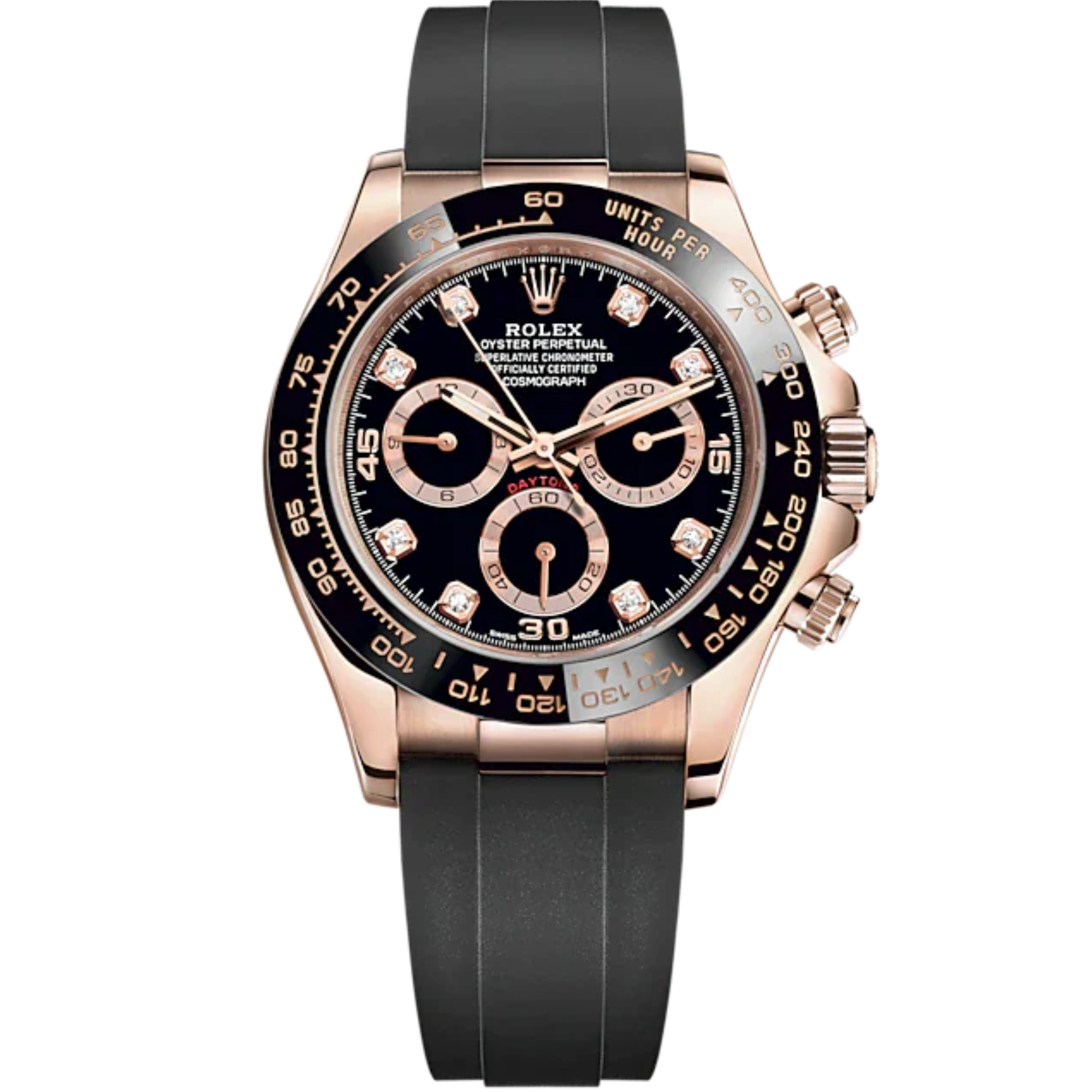 Cosmograph Daytona 40MM Oysterflex Bracelet Chocolate and Black Dial Black Cerachrom Bezel With Tachymetric Scale - Rolex