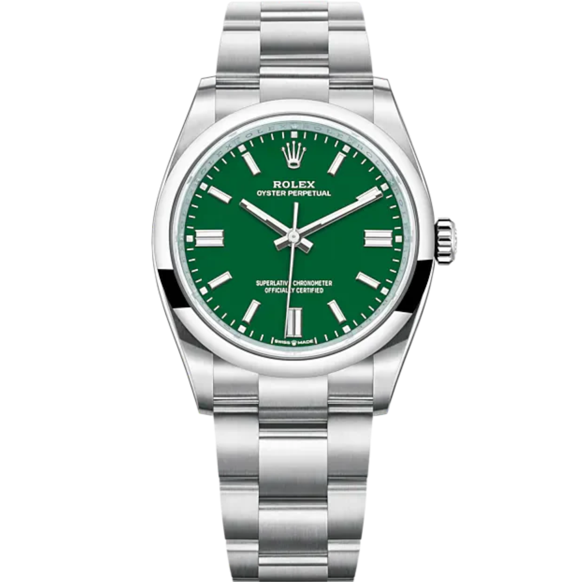 Rolex Ref. 126000 36mm Stainless Steel Oyster Perpetual Green Dial - Rolex