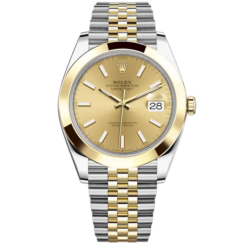 Datejust 41 41mm Jubilee Bracelet Oystersteel and Yellow Gold with Champagne-Colour Dial Yellow Gold Bezel - Rolex