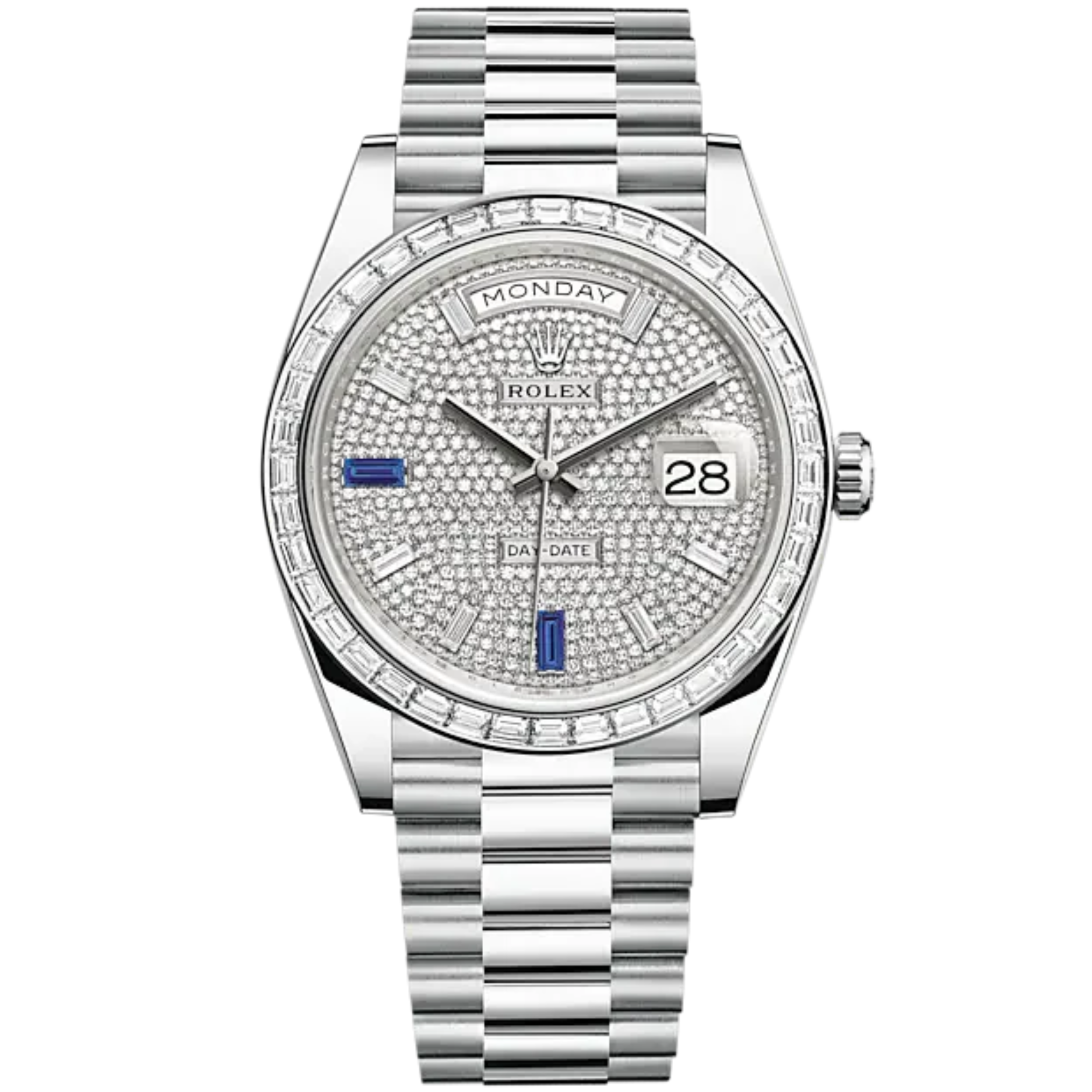 9 Markers Baguette Bezel - Rolex