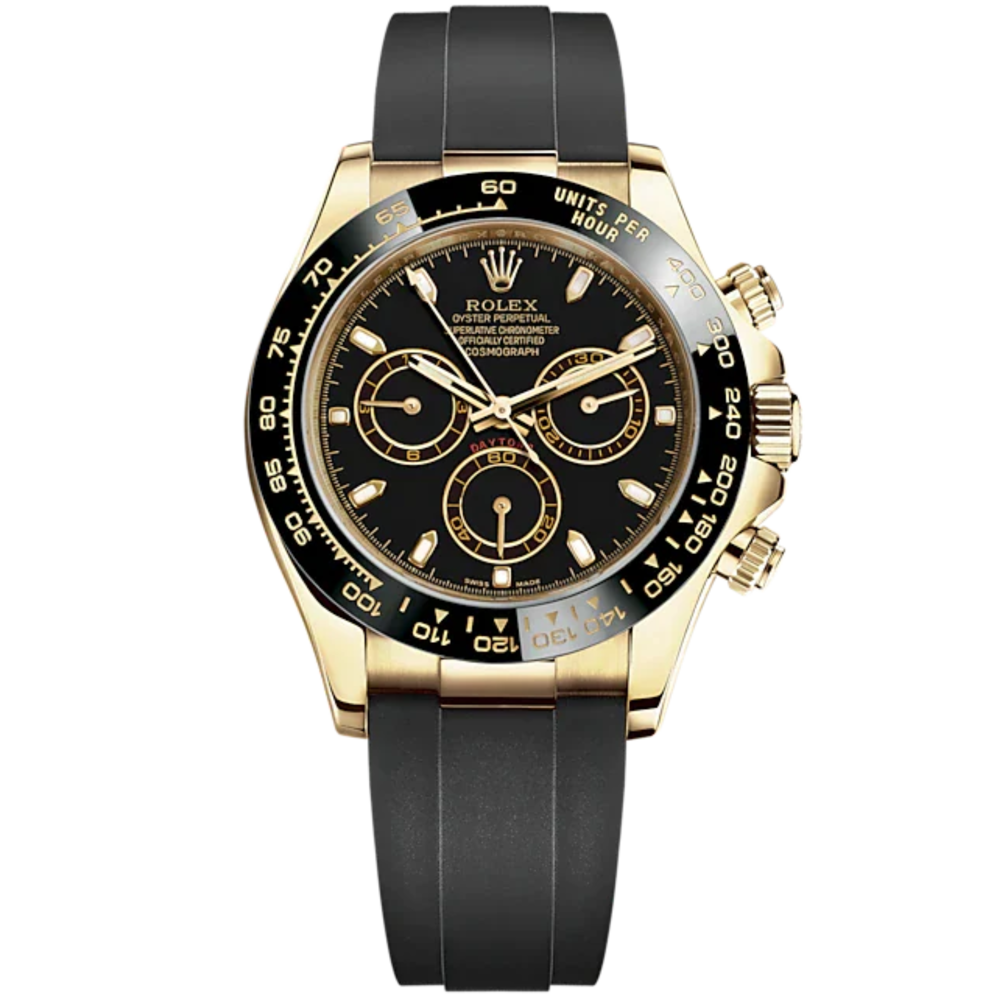Cosmograph Daytona 40MM Oysterflex Bracelet Black Dial Black Cerachrom Bezel With Tachymetric Scale - Rolex