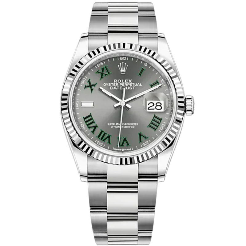 Rolex Datejust Wimbledon Ref. 126234 36mm Stainless Steel on Oyster Bracelet - Rolex