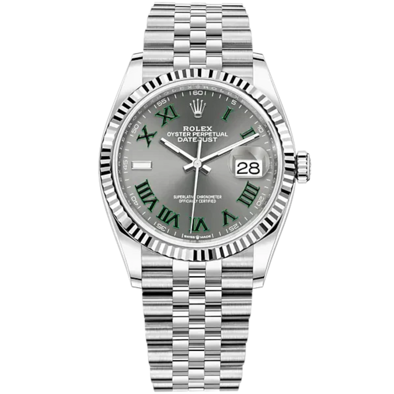Rolex Datejust Ref. 126234 36mm Wimbledon Dial in Jubilee - Rolex