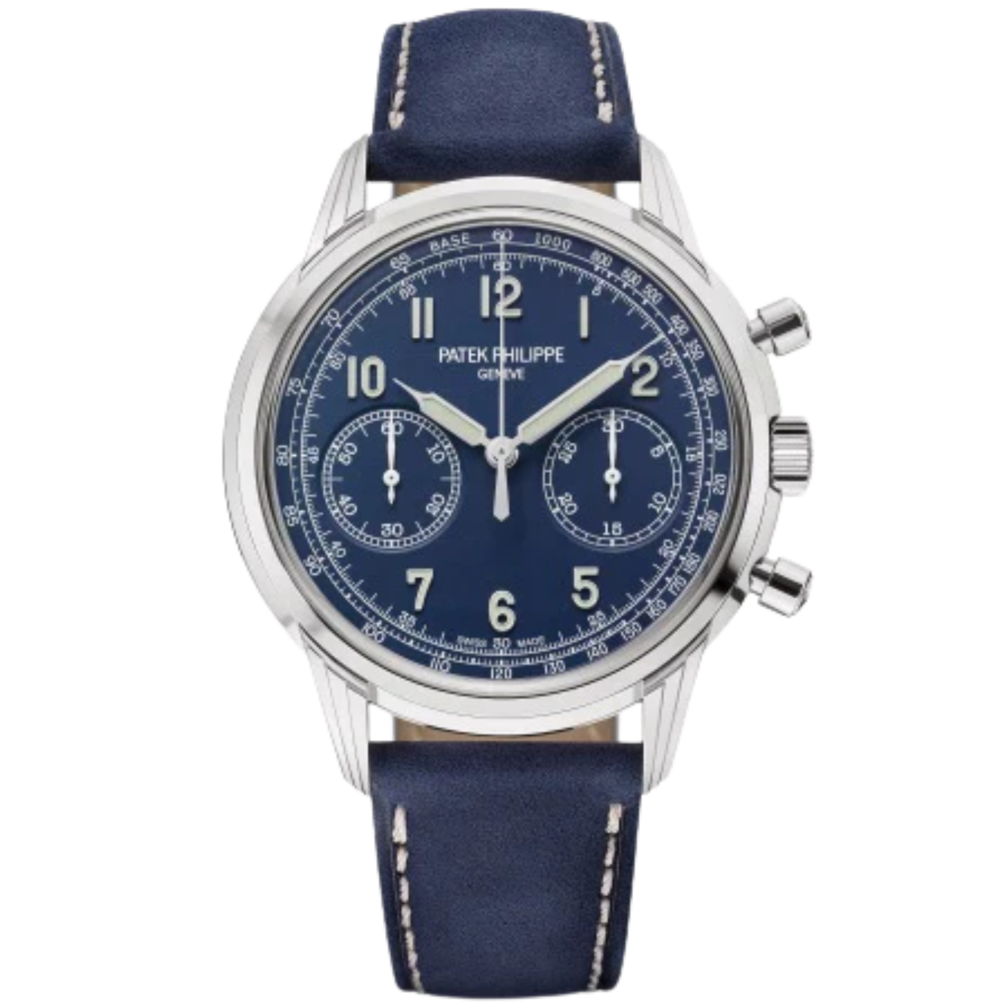 5172G-001 Complications 41mm Navy Blue Calfskin Strap Varnished Blue Dial White Gold Bezel - Patek Philippe
