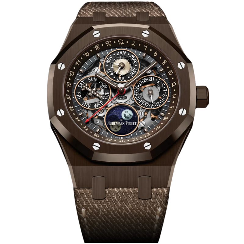 Audemars Piguet Royal Oak Perpetual Calendar Travis Scott Ref. 26585CM.OO.D301VE.01 41MM Brown Ceramic - Audemars Piguet