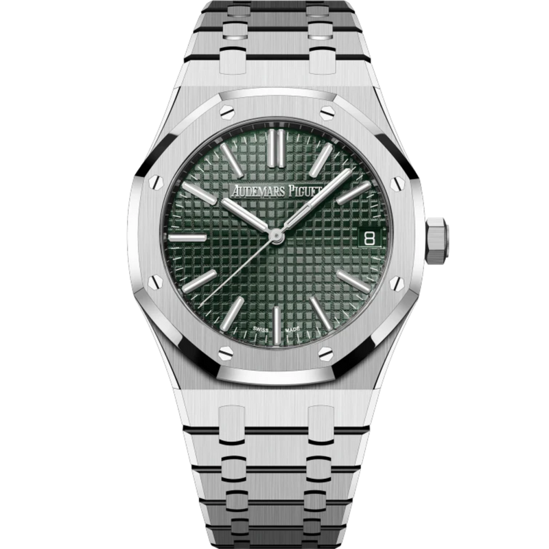 Audemars Piguet Royal Oak Ref. 15510ST.OO.1320ST.09 41MM Stainless Steel Green Dial - Audemars Piguet