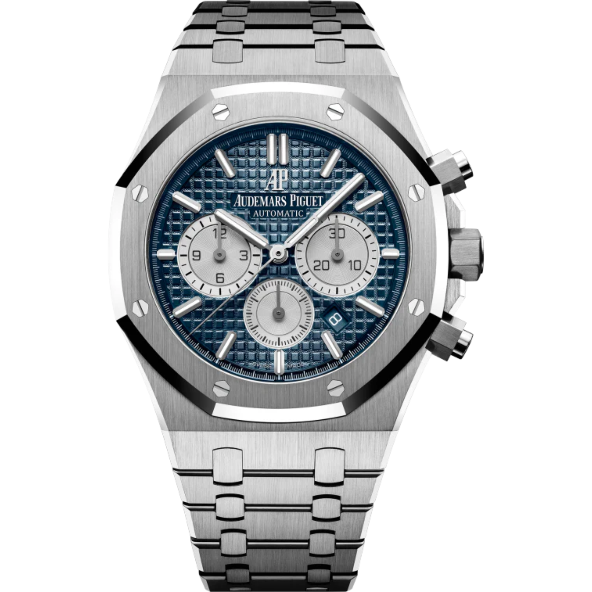 Audemars Piguet Royal Oak Chronograph Ref. 26331ST.OO.1220ST.01 41MM Stainless Steel Blue Dial - Audemars Piguet