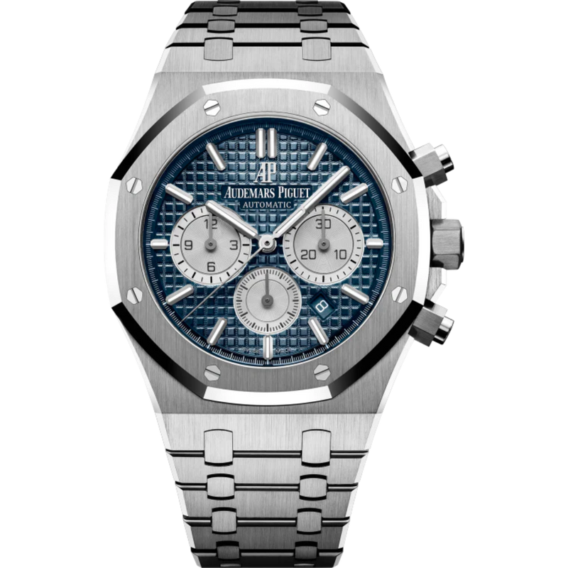 Audemars Piguet Royal Oak Chronograph Ref. 26331ST.OO.1220ST.01 41MM Stainless Steel Blue Dial - Audemars Piguet