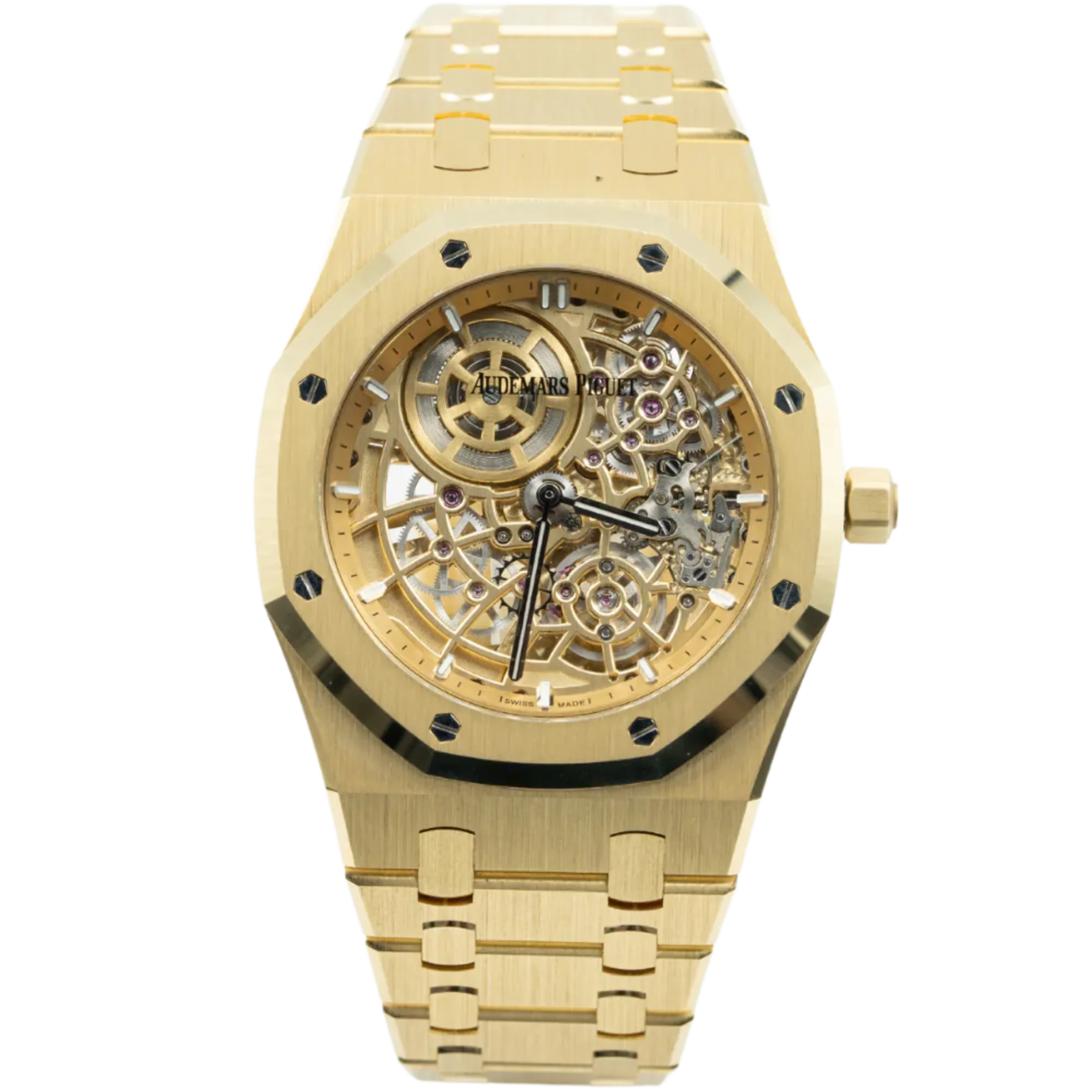 Audemars Piguet Royal Oak Ref. 16204BA.OO.1240BA.01 39MM Yellow Gold "Jumbo" Extra Thin Openworked - Audemars Piguet