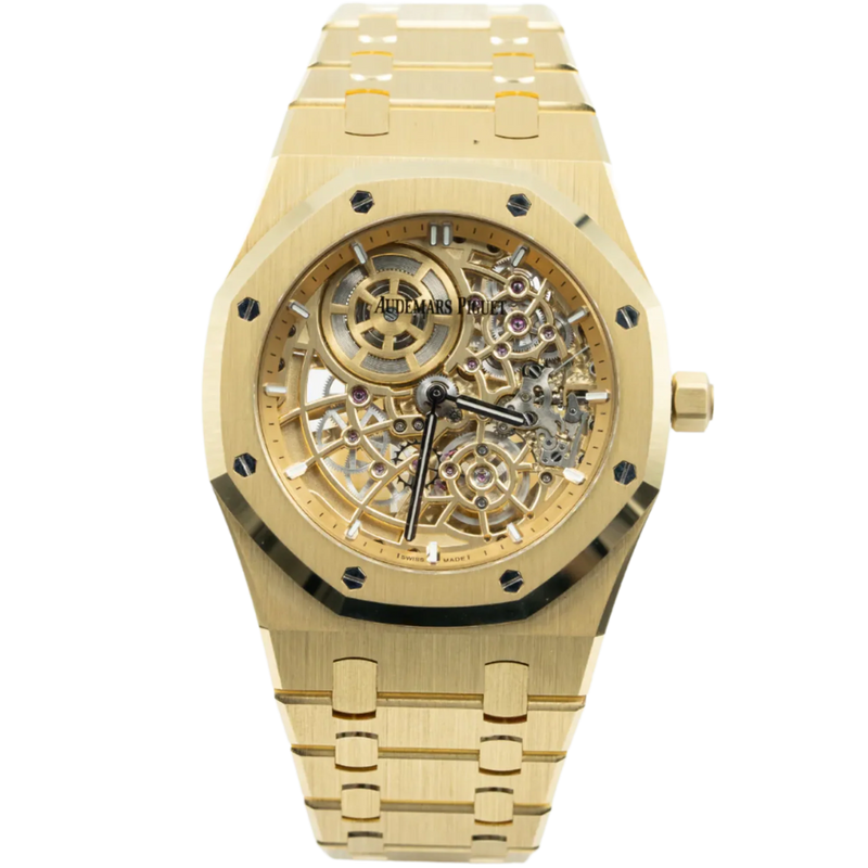 Audemars Piguet Royal Oak Ref. 16204BA.OO.1240BA.01 39MM Yellow Gold "Jumbo" Extra Thin Openworked - Audemars Piguet