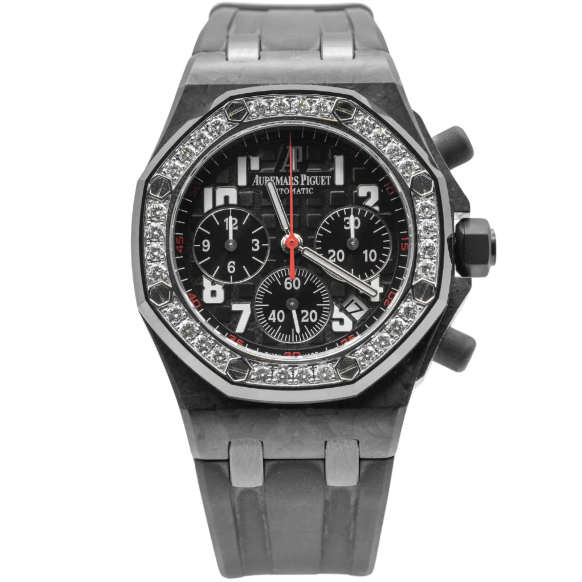 Audemars Piguet Royal Oak Offshore Ref. 26267FS.ZZ.D002CA.01 Lady 37mm Forged Carbon and Ceramic with Diamond Bezel - Audemars Piguet