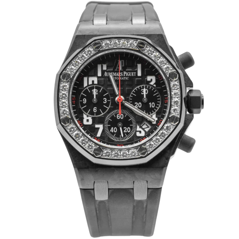 Audemars Piguet Royal Oak Offshore Ref. 26267FS.ZZ.D002CA.01 Lady 37mm Forged Carbon and Ceramic with Diamond Bezel - Audemars Piguet