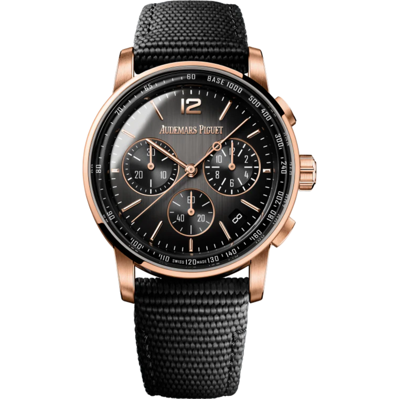 Audemars Piguet Code 11.59 Chronograph Ref. 26393NR.OO.A002KB.01 41MM Rose Gold/Ceramic Sides Black Dial - Audemars Piguet