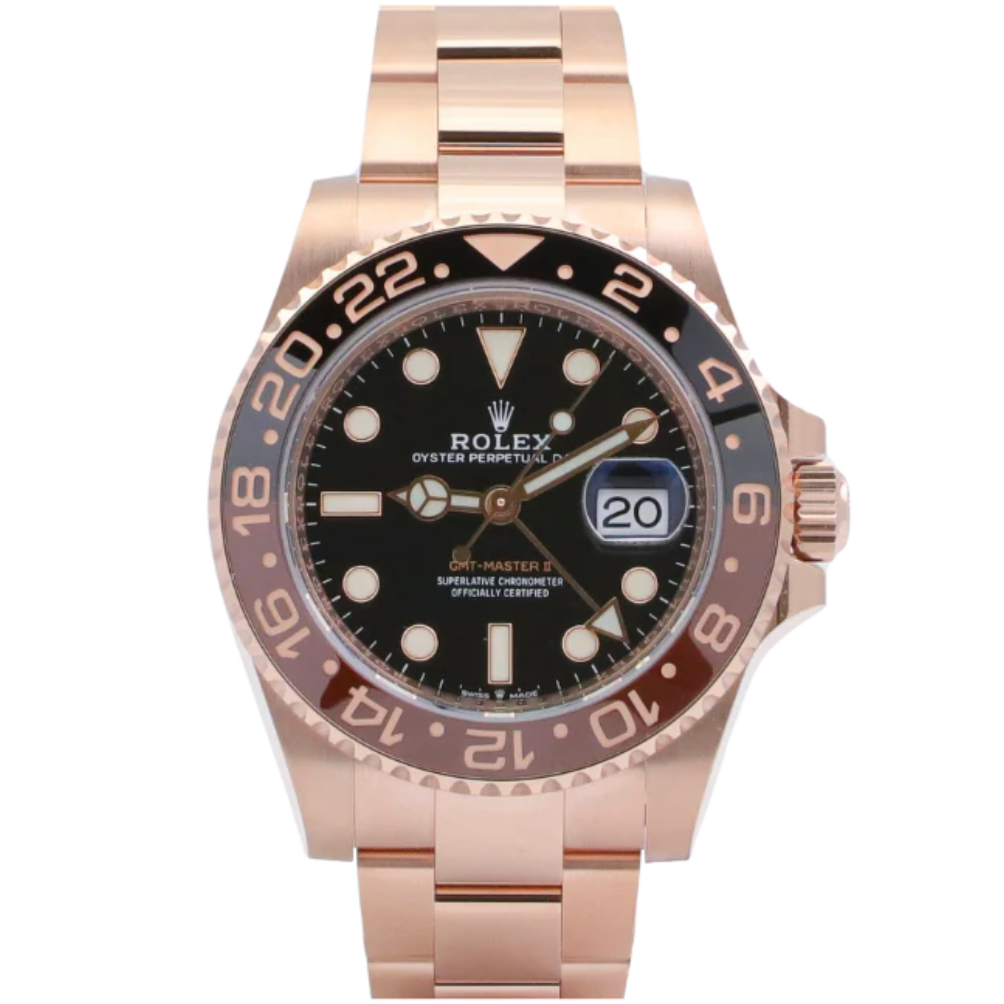 Rolex GMT Master II "Rootbeer" Ref. 126715CHNR Rose Gold - Rolex