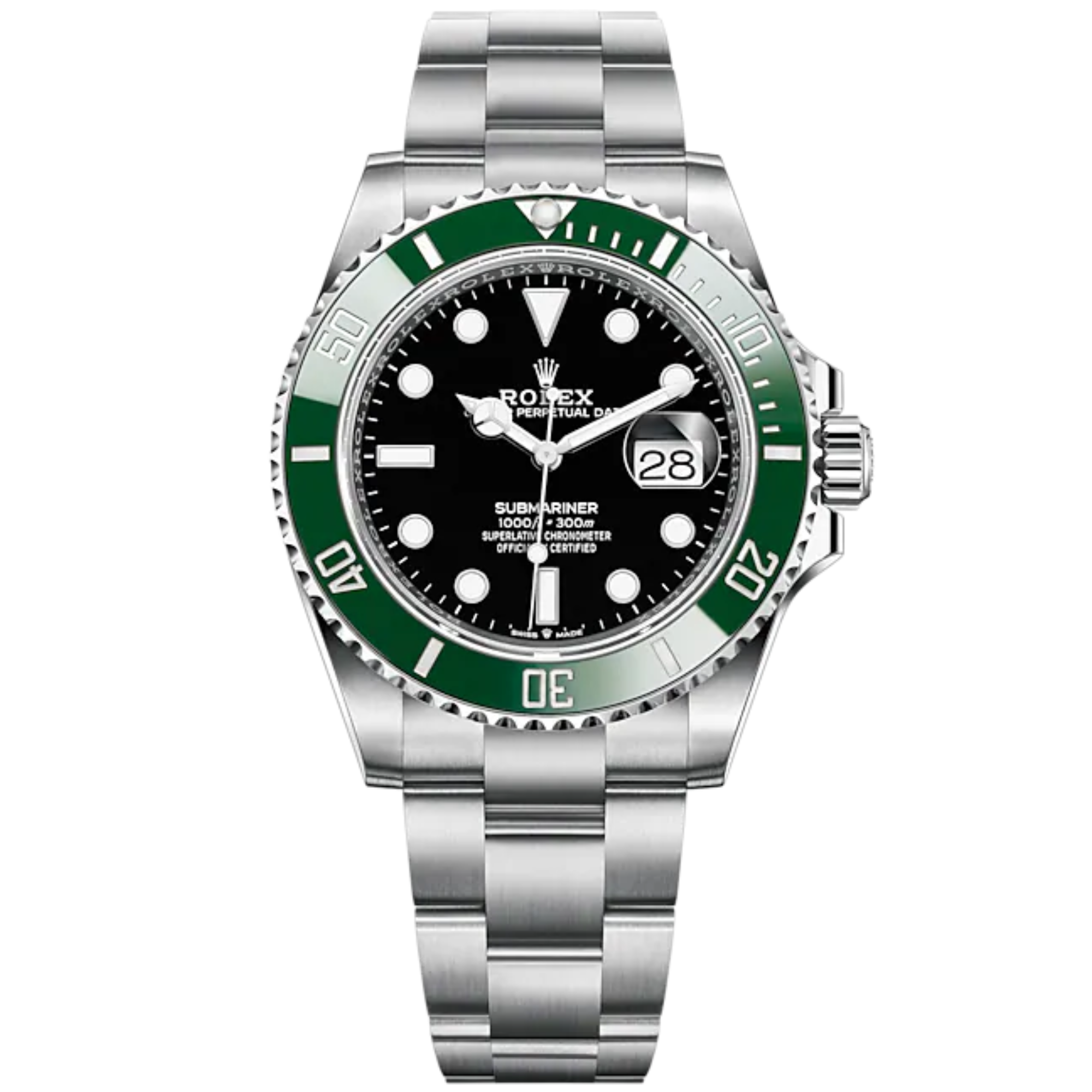 Rolex Submariner Kermit Ref. 126610LV Oyster Bracelet - Rolex