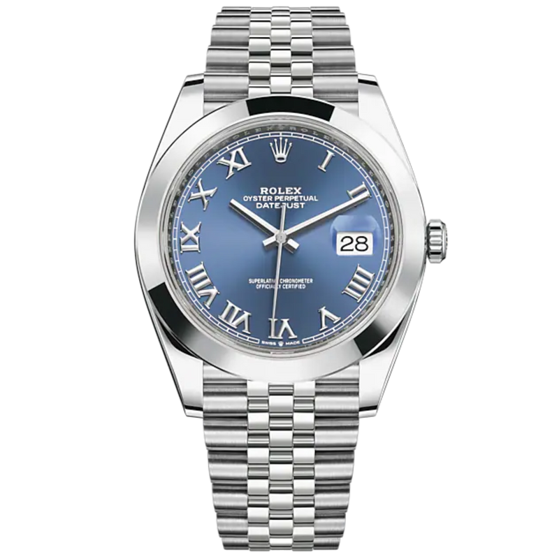 Rolex Datejust Ref. 126300 Stainless Steel Blue Roman Dial on Jubilee/Smooth Bezel - Rolex
