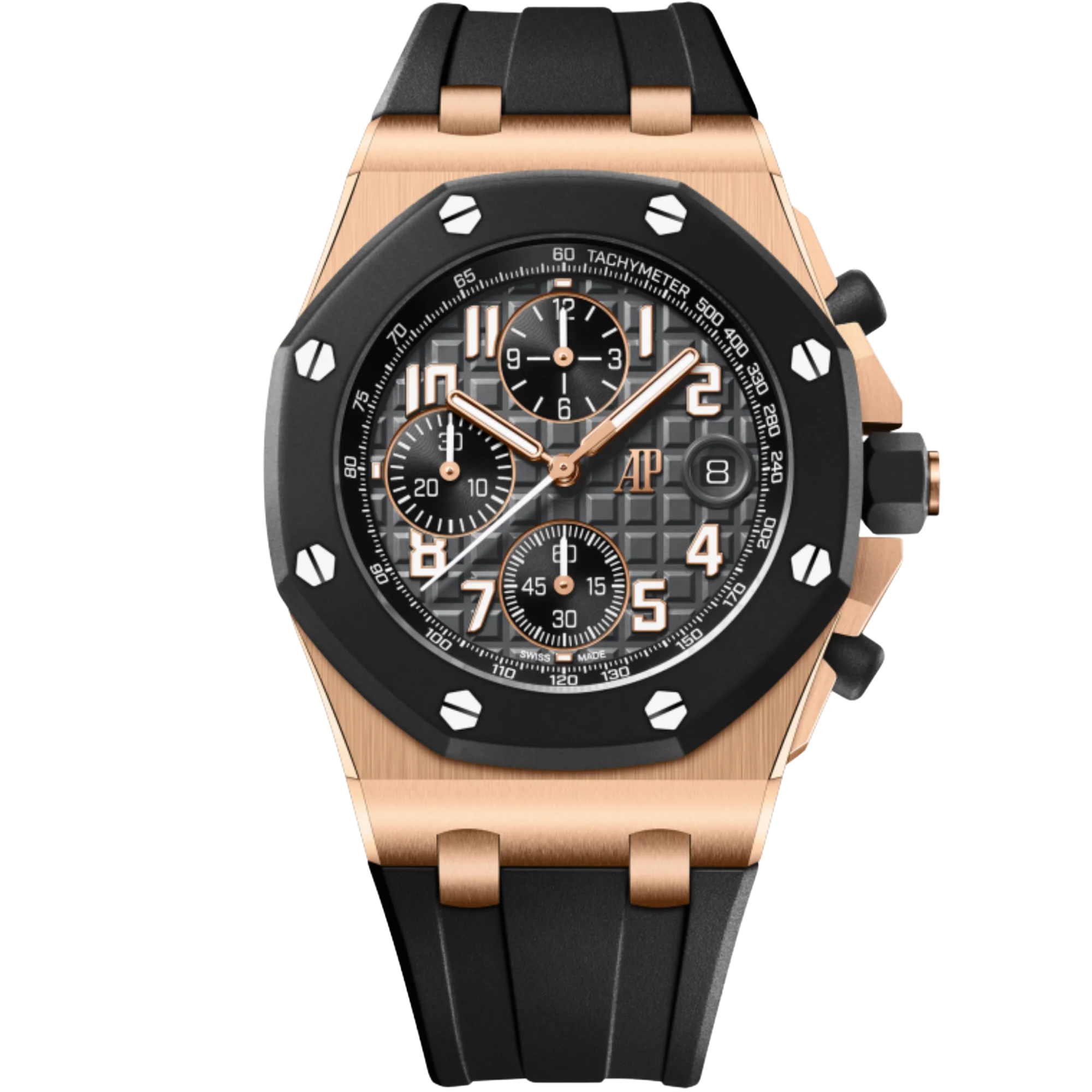 Audemars Piguet Royal Oak Offshore Ref. 26238OK.OO.A002CA.01 Rose Gold 42mm Rubberclad - Audemars Piguet