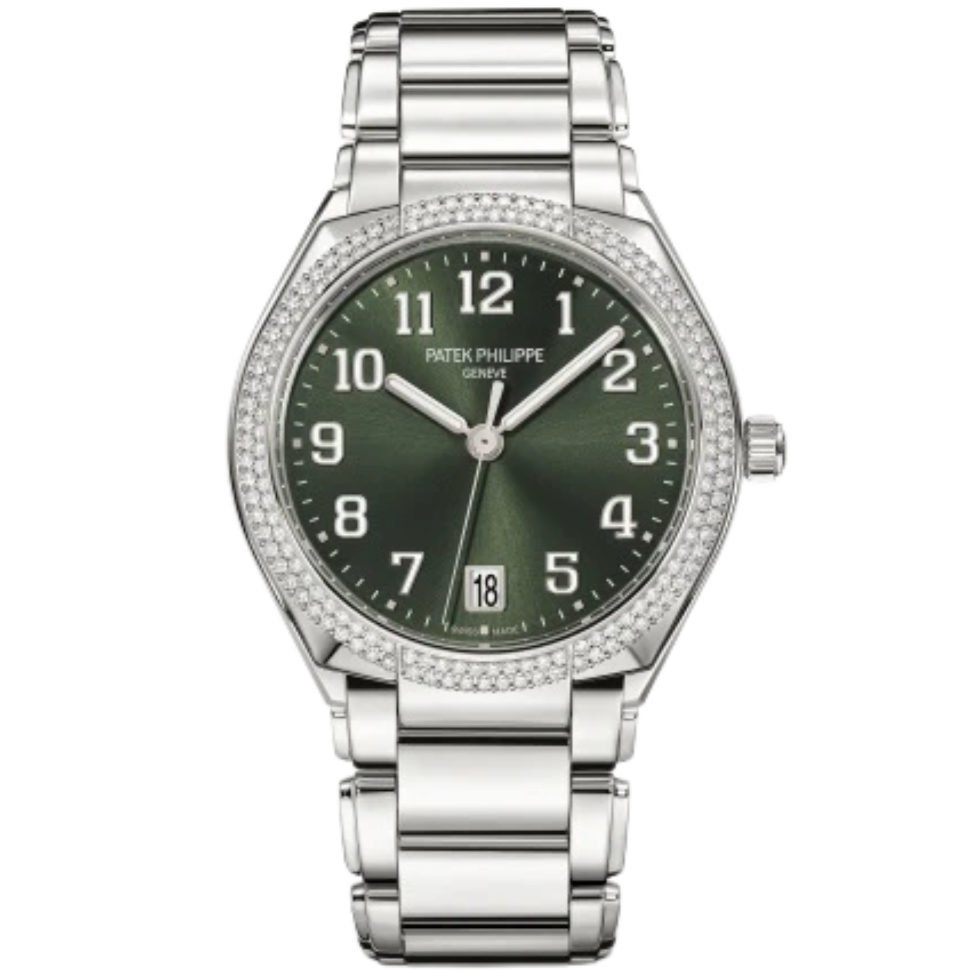 Patek Philippe Ref. 7300/1200A Twenty-Four Green Dial Diamond Bezel - Patek Philippe