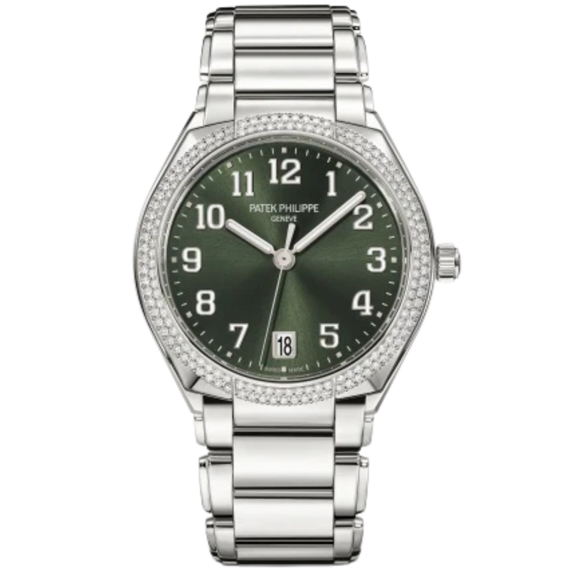 Patek Philippe Ref. 7300/1200A Twenty-Four Green Dial Diamond Bezel - Patek Philippe