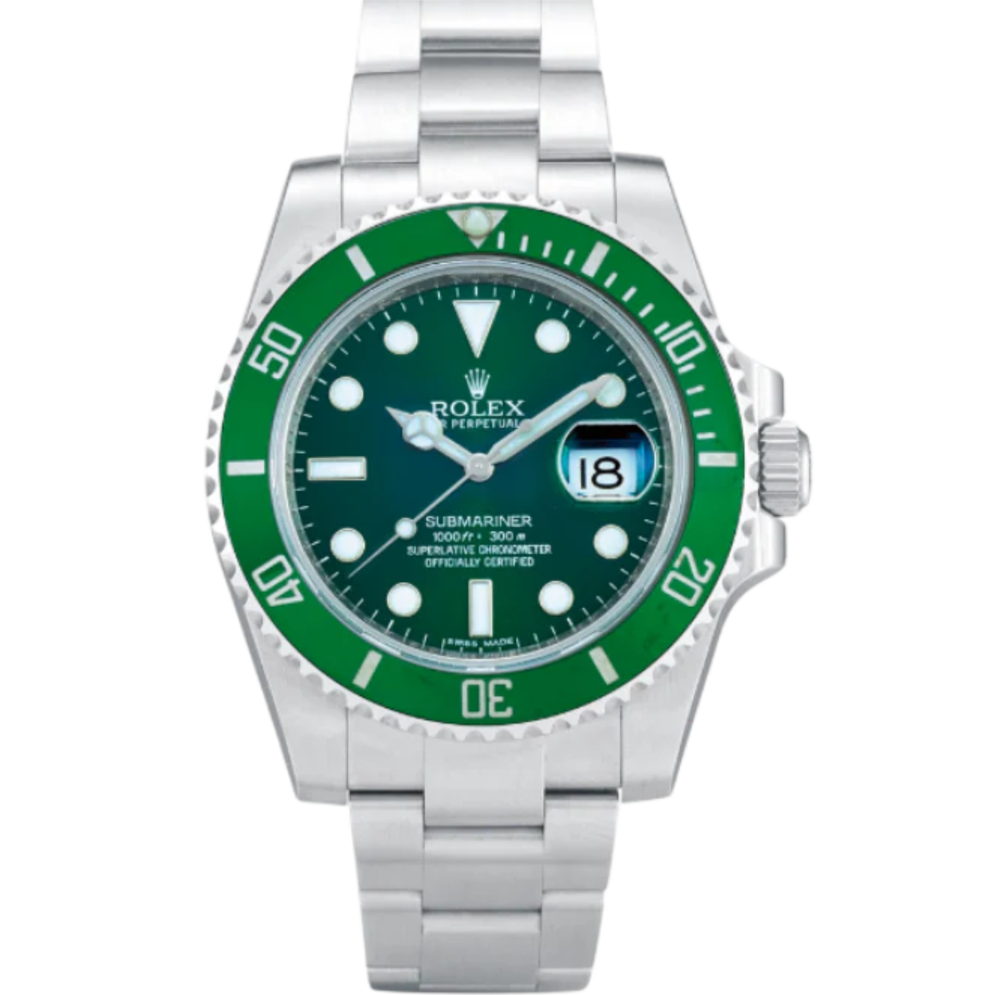Rolex "Hulk" Submariner Ref. 116610LV Stainless Steel - Rolex