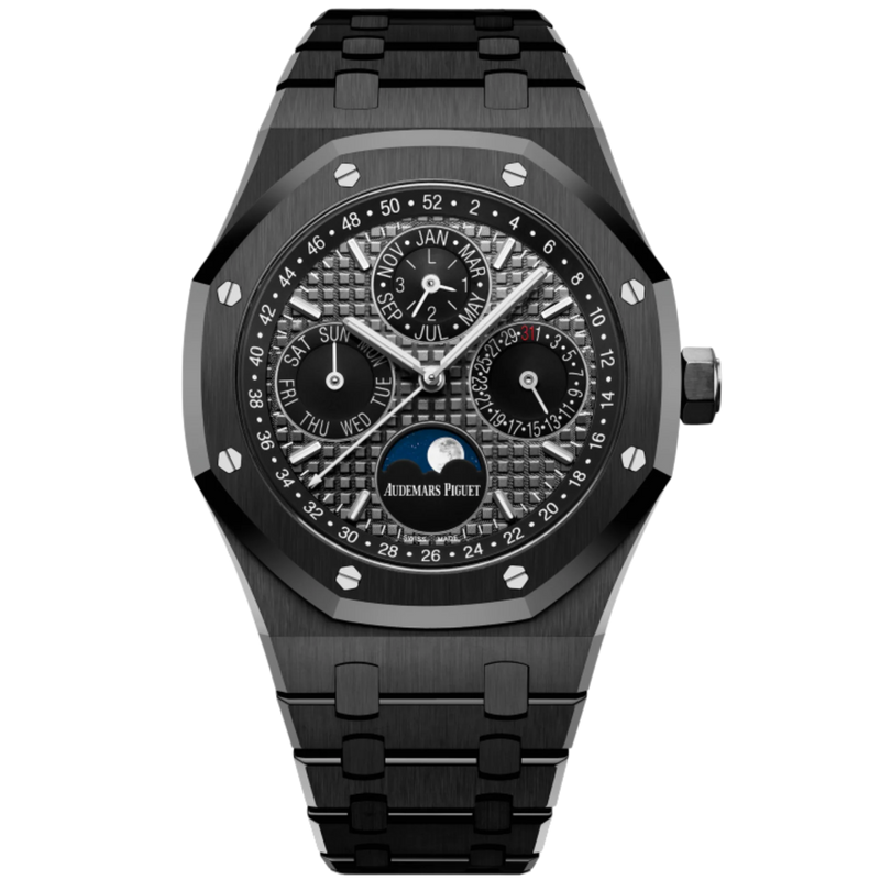 Audemars Piguet Royal Oak Perpetual Calendar Ref. 26579CE.OO.1225CE.01 41MM Black Ceramic Slate Grey Dial - Audemars Piguet